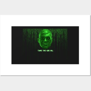 Morpheus "Take the red pilll" Matrix Posters and Art